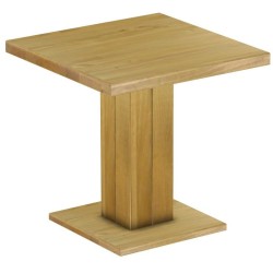 Säulentisch 80x80 Rio UNO Brasil massiver Pinien Holztisch - Esszimmertisch