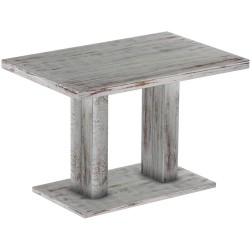 Säulentisch 120x80 Rio UNO Shabby Eiche massiver Pinien Holztisch - Esszimmertisch