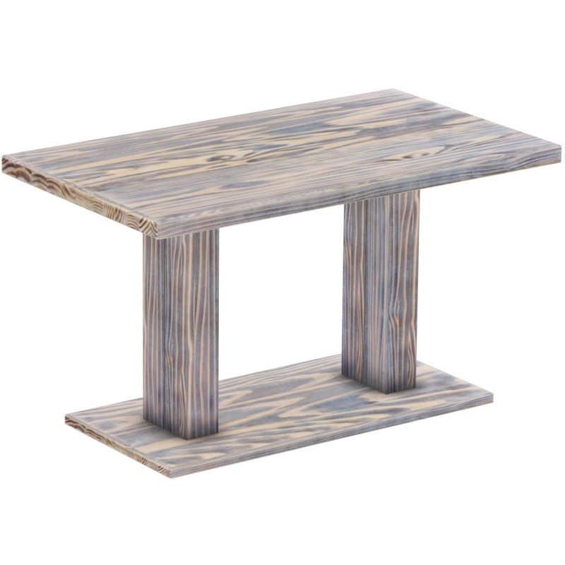 Säulentisch 140x80 Rio UNO Zebra Afrika massiver Pinien Holztisch - Esszimmertisch