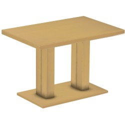 Säulentisch 120x80 Rio UNO Sand massiver Pinien Holztisch - Esszimmertisch