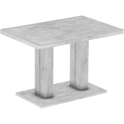 Säulentisch 120x80 Rio UNO Beton massiver Pinien Holztisch - Esszimmertisch