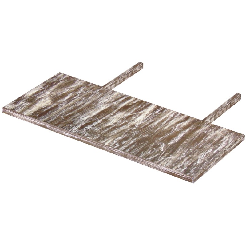 Ansteckplatte 50x120 Rio Kanto oder Rio Classico Shabby Antik Eiche massive Tischverlängerung