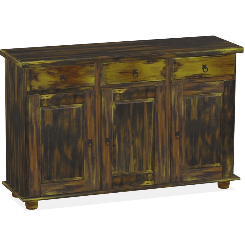 Sideboard Goldmix Massivholz Echtholz Pinienmöbel Wohnzimmer