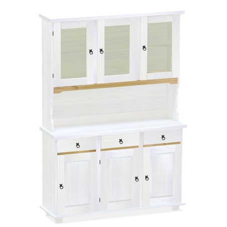 Highboard Snow Brasil Massivholz Echtholz Pinienmöbel Wohnzimmer