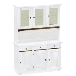 Highboard Snow Eiche Massivholz Echtholz Pinienmöbel Wohnzimmer