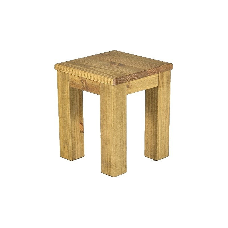 Hocker Rio Classico Farbton Brasil massive Pinien Holzhocker