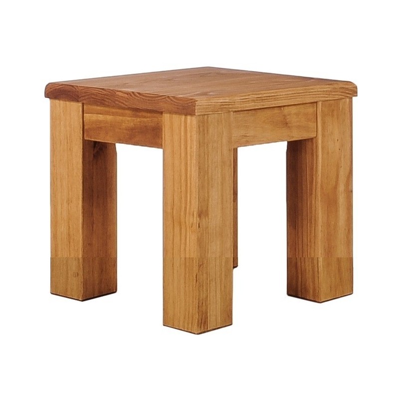 Hocker Rio Classico Farbton Honig massive Pinien Holzhocker