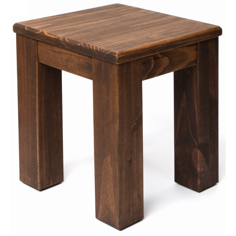 Hocker Rio Classico Farbton Eiche antik massive Pinien Holzhocker