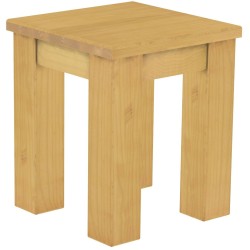 Hocker Rio Classico Farbton Eiche hell massive Pinien Holzhocker