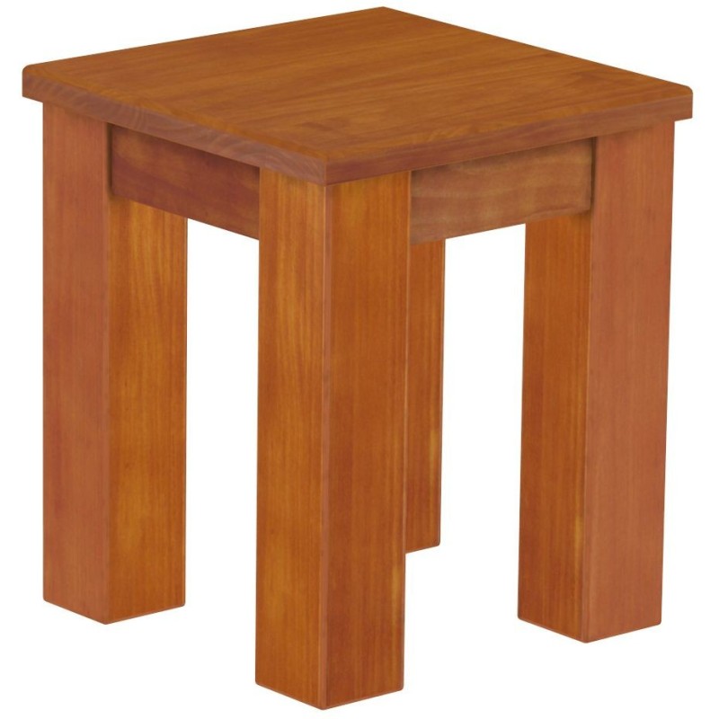 Hocker Rio Classico Farbton Kirschbaum massive Pinien Holzhocker