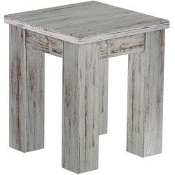 Hocker Rio Classico Farbton Shabby Eiche massive Pinien Holzhocker