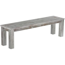 Sitzbank 160 Rio Classico Farbton Shabby Eiche massive Pinien Holzbank - Bank