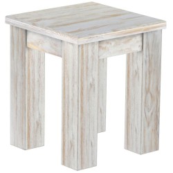 Hocker Rio Classico Farbton Shabby Brasil massive Pinien Holzhocker