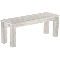 Sitzbank 120 Rio Classico Farbton Shabby Brasil massive Pinien Holzbank - Bank