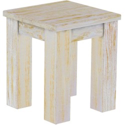 Hocker Rio Classico Farbton Shabby Honig massive Pinien Holzhocker