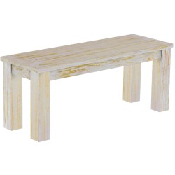 Sitzbank 110 Rio Classico Farbton Shabby Honig massive Pinien Holzbank - Bank