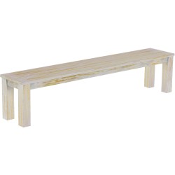 Sitzbank 208 Rio Classico Farbton Shabby Honig massive Pinien Holzbank - Bank