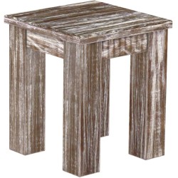 Hocker Rio Classico Farbton Shabby Antik Eiche massive Pinien Holzhocker