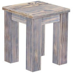 Hocker Rio Classico Farbton Zebra Afrika massive Pinien Holzhocker