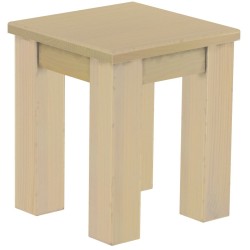 Hocker Rio Classico Farbton Birke massive Pinien Holzhocker