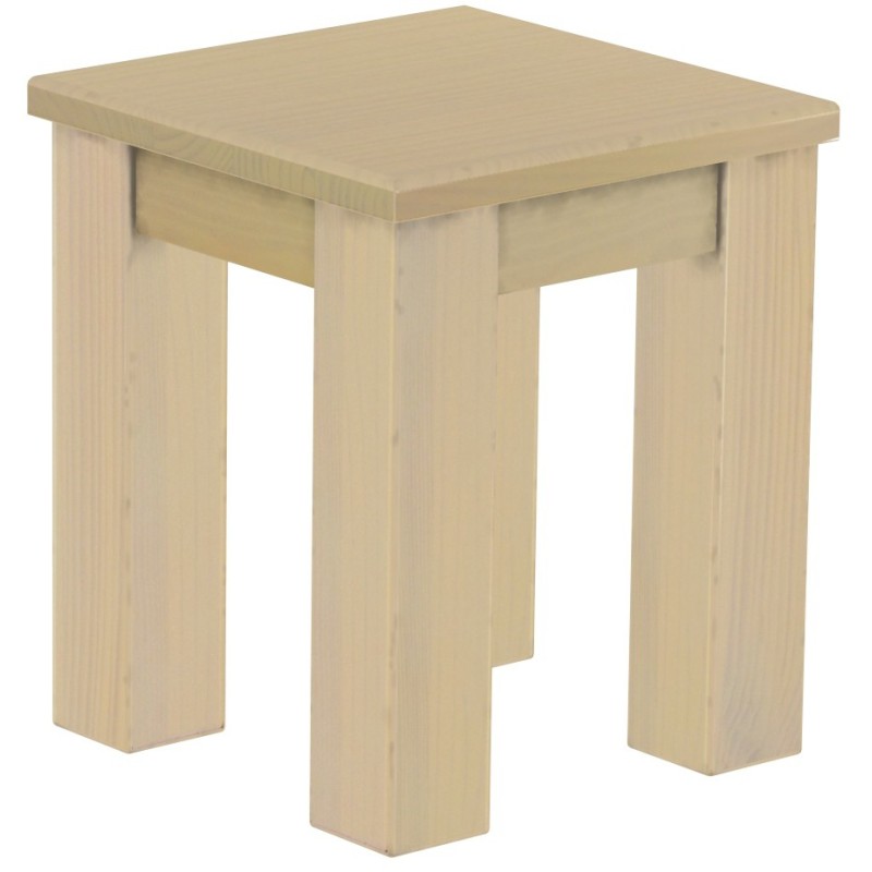 Hocker Rio Classico Farbton Birke massive Pinien Holzhocker