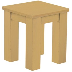 Hocker Rio Classico Farbton Sand massive Pinien Holzhocker