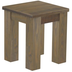 Hocker Rio Classico Farbton Graphitgrau massive Pinien Holzhocker