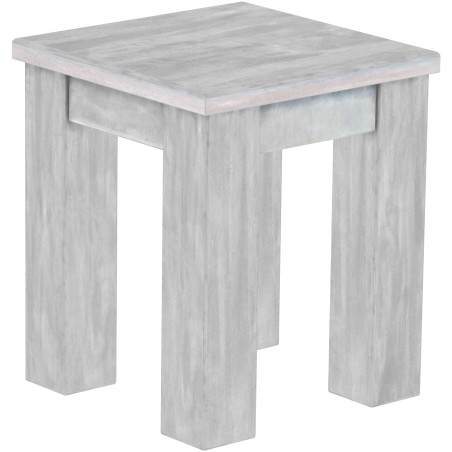 Hocker Rio Classico Farbton Beton massive Pinien Holzhocker