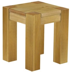 Hocker Rio Kanto Farbton Brasil massive Pinien Holzhocker