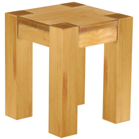 Hocker Rio Kanto Farbton Honig massive Pinien Holzhocker