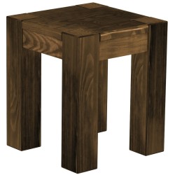 Hocker Rio Kanto Farbton Eiche antik massive Pinien Holzhocker