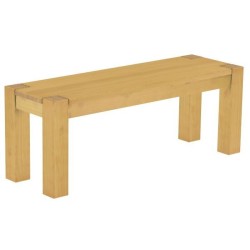 Sitzbank 120 Rio Kanto Farbton Eiche hell massive Pinien Holzbank - Bank