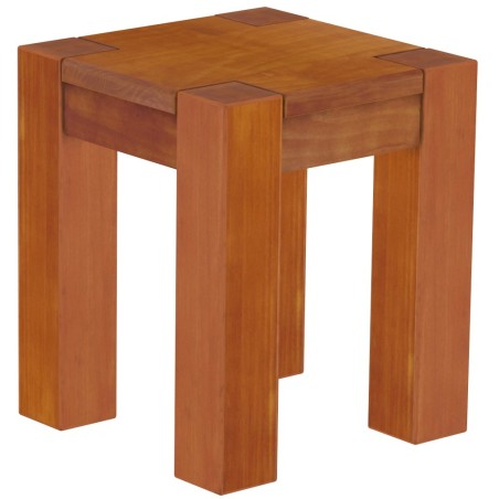 Hocker Rio Kanto Farbton Kirschbaum massive Pinien Holzhocker