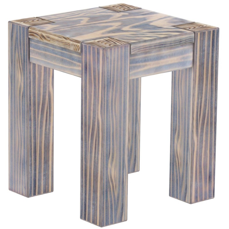 Hocker Rio Kanto Farbton Zebra Afrika massive Pinien Holzhocker