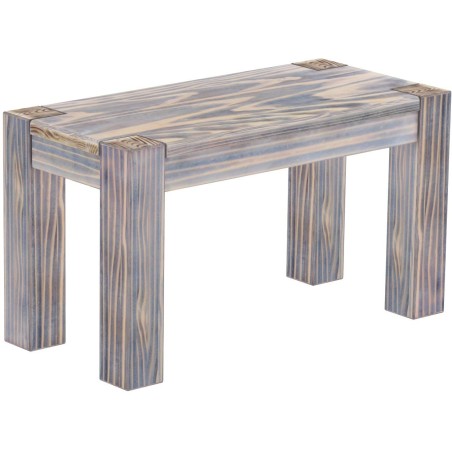 Sitzbank 80 Rio Kanto Farbton Zebra Afrika massive Pinien Holzbank - Bank