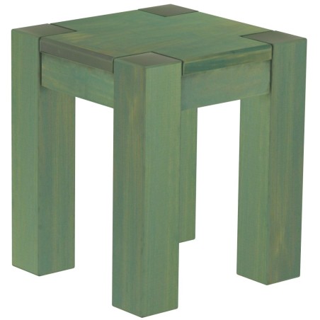 Hocker Rio Kanto Farbton Bambus mintgruen massive Pinien Holzhocker