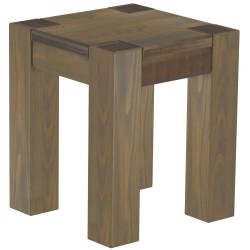 Hocker Rio Kanto Farbton Graphitgrau massive Pinien Holzhocker