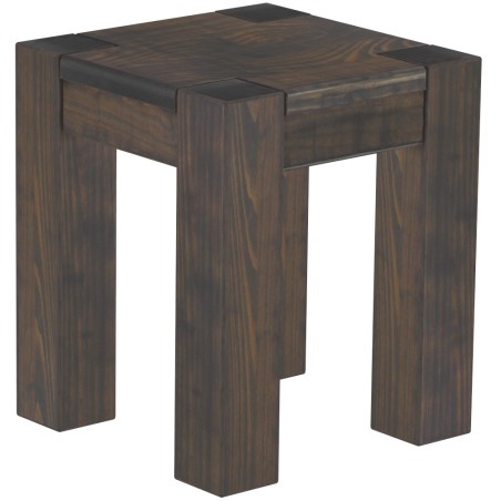 Hocker Rio Kanto Farbton Granitgrau massive Pinien Holzhocker