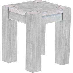 Hocker Rio Kanto Farbton Beton massive Pinien Holzhocker