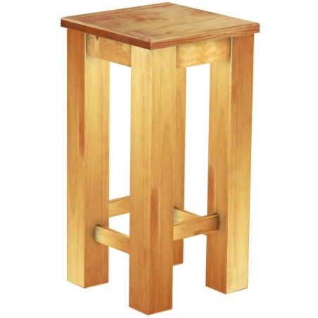 Barhocker Rio Classico Farbton Honig massiver Pinien Holzhocker