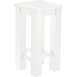 Barhocker Rio Classico Farbton Pinie Weiss massiver Pinien Holzhocker