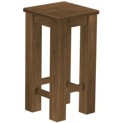 Barhocker Rio Classico Farbton Nussbaum massiver Pinien Holzhocker