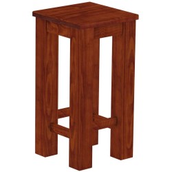 Barhocker Rio Classico Farbton Mahagoni massiver Pinien Holzhocker