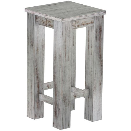 Barhocker Rio Classico Farbton Shabby Eiche massiver Pinien Holzhocker