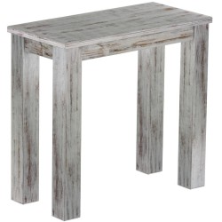 Hochbank 80 Rio Classico Farbton Shabby Eiche massive Pinien Holzbank - Barbank