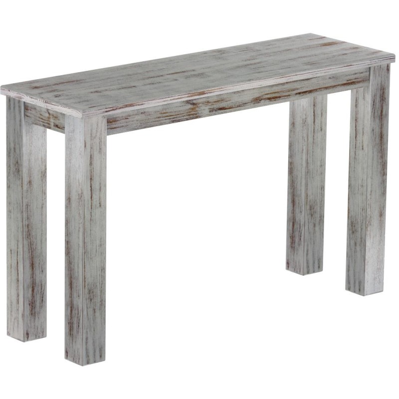 Hochbank 120 Rio Classico Farbton Shabby Eiche massive Pinien Holzbank - Barbank