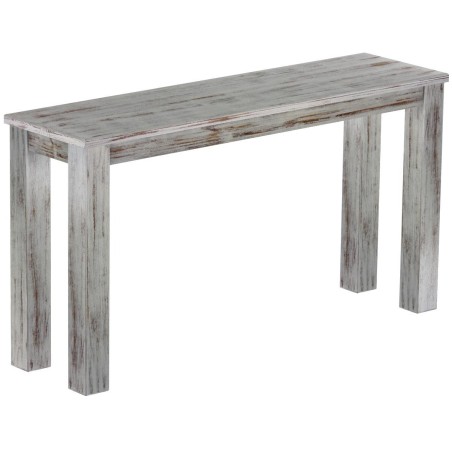 Hochbank 140 Rio Classico Farbton Shabby Eiche massive Pinien Holzbank - Barbank