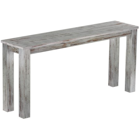 Hochbank 160 Rio Classico Farbton Shabby Eiche massive Pinien Holzbank - Barbank