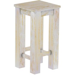 Barhocker Rio Classico Farbton Shabby Honig massiver Pinien Holzhocker