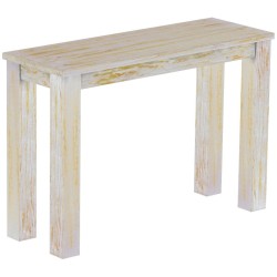 Hochbank 110 Rio Classico Farbton Shabby Honig massive Pinien Holzbank - Barbank